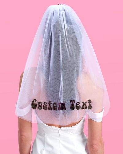 Groovy Custom Veil - customizable veil