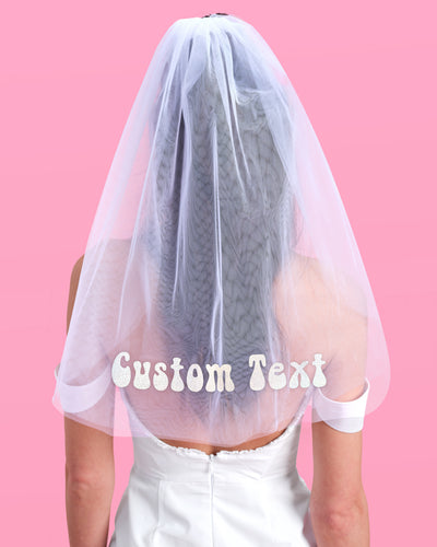 Groovy Custom Veil - customizable veil