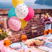 Italian Summer Trio - 32 plates, 24 napkins + 25 balloons
