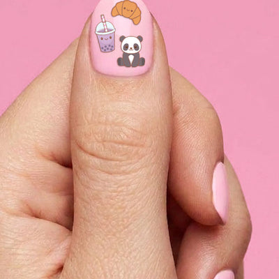 Kawaii Animals Nail Stickers - 600pc set