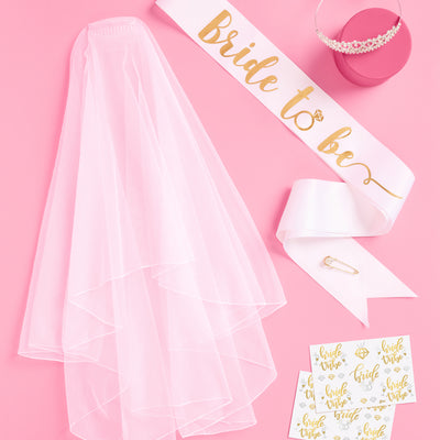 Gettin’ Hitched Kit -  gold bach party kit