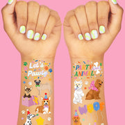 Dog Lover Tats - 52 foil temporary tattoos