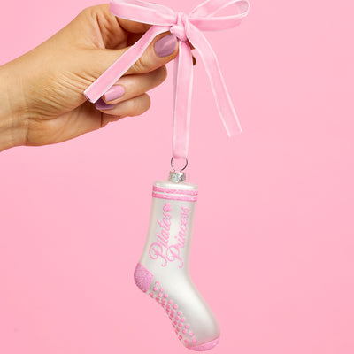 Pilates Princess Ornament - glass ornament