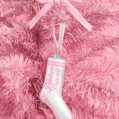 Pilates Princess Ornament - glass ornament