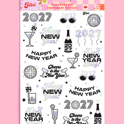 NYE 🪩Tats - 40 foil temporary tattoos