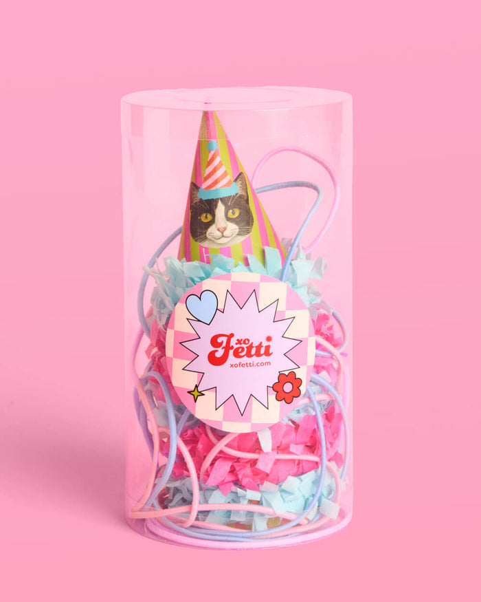 Cat Mini Party Hats - 10 paper hats