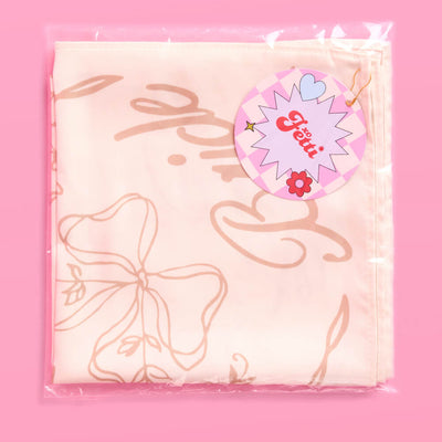 Beige Bride Headscarf - white silk bride head scarf