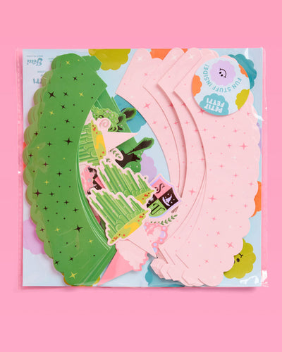 Emerald City Cupcake Set - 24 sets of liners + toppers