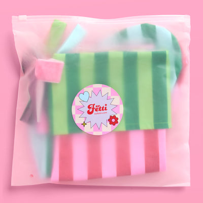 Striped Stocking Set - 2 pieces