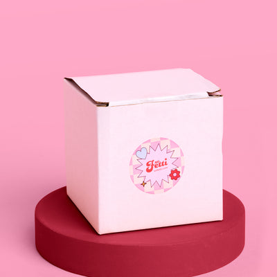 Pink Goes Good w. Green Ornament - iridescent ornament