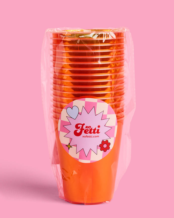 Showgirl Cups - 16 plastic cups