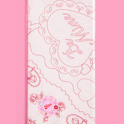 Be Mine Coloring Tablecloth - paper tablecloth