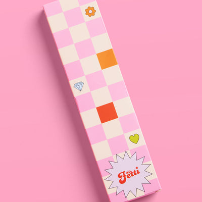 Pearl To Be Fan - white wooden fan with pearls