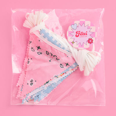 Camp Bunting Banner - gingham garland