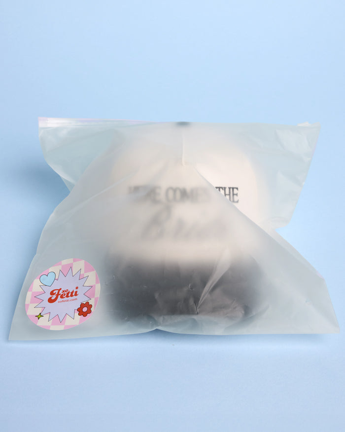 Here Comes the Bride Hat - embroidered trucker hat