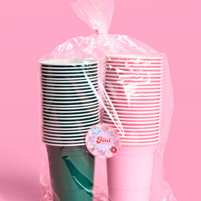 Camp Bride Cups - 50 matte 16 oz cups