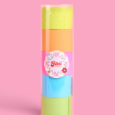 Pool Party Streamers - 5 crepe paper rolls
