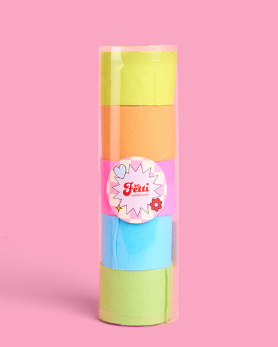 Pool Party Streamers - 5 crepe paper rolls