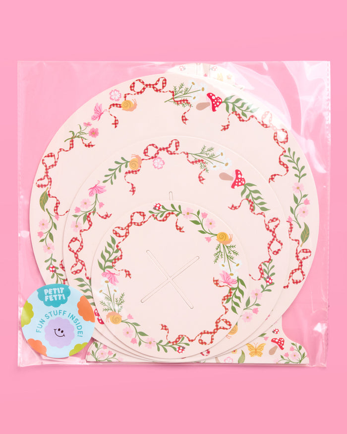 Garden Fairy Cupcake Tower - 3 tiered display