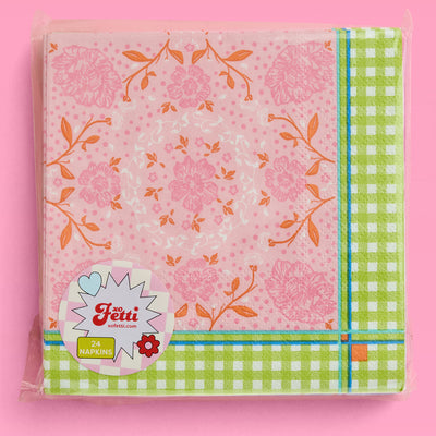 Mahjong Napkins - 24 paper napkins