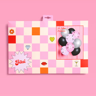 Y2K Balloons - 24 latex balloons