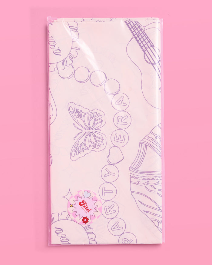 Eras Coloring Tablecloth - 1 tablecloth