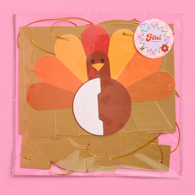 It's Giving Friends Banner - 3D paper banner