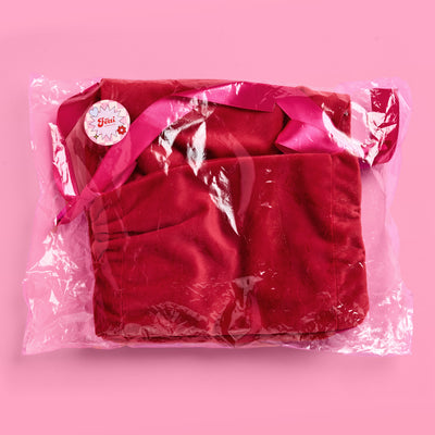 Velvet Stocking - ruched stocking