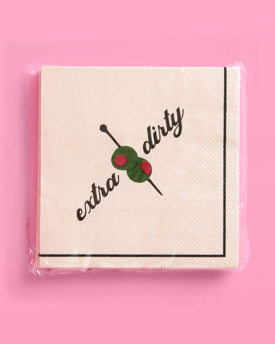 Extra Dirty Napkins - 25 paper napkins