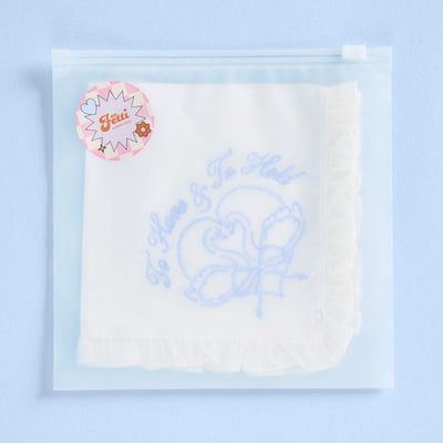 To Have & To Hold Hanky - embroidered handkerchief