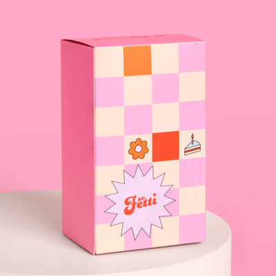 40 Disco Topper - 6 pc mirrored cake toppers