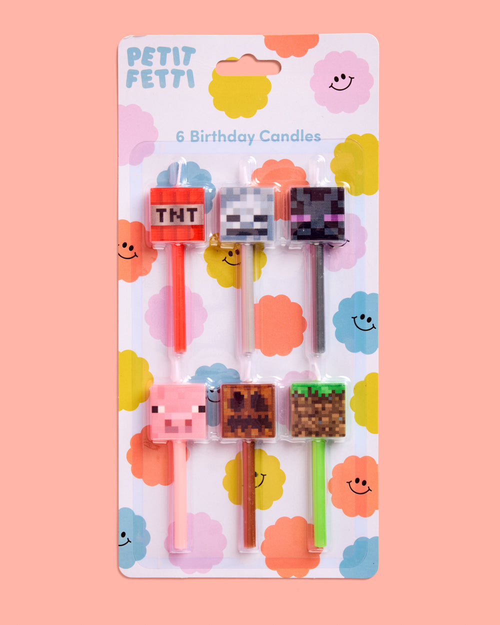 Pixel Mining Candles - set of 6