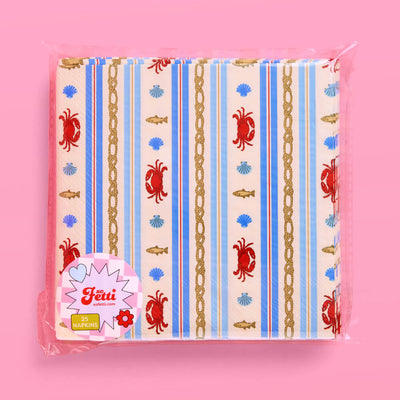 Nautical Napkin Set - 25 paper napkins