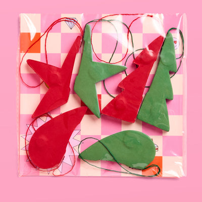 3D Paper Ornament Set - honeycomb ornament set