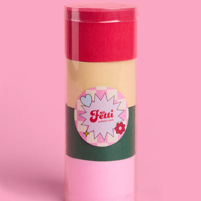 Camp Streamers - 4 colorful crepe rolls