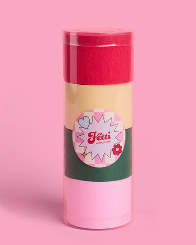 Camp Streamers - 4 colorful crepe rolls