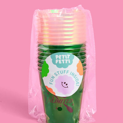 Emerald City Cups - 16 plastic cups