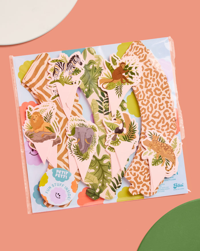 Safari Cupcake Toppers - 24 pc set