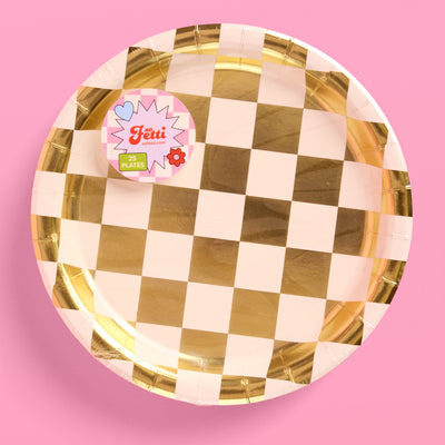 Check Me Out Plates - 25 paper plates