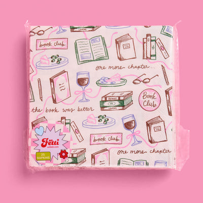 Book Club Napkins - 25 paper napkins