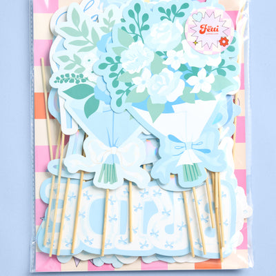 Something Blue Props - 24 pre-attached props