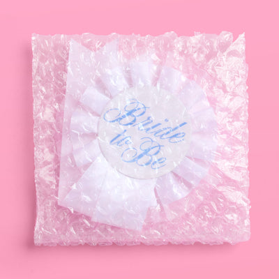 Bride Prize Ribbon - 1 oversized pin