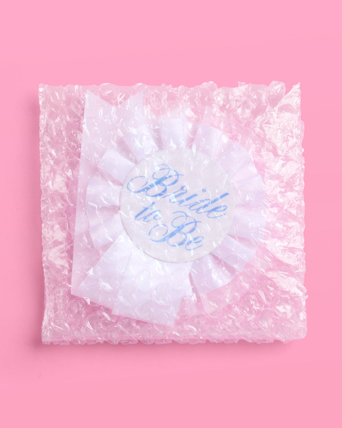 Bride Prize Ribbon - 1 oversized pin