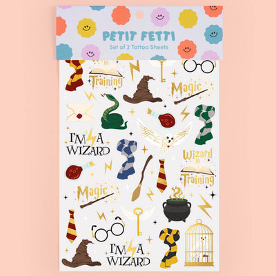 Wizard Tats - 56 temporary tattoos