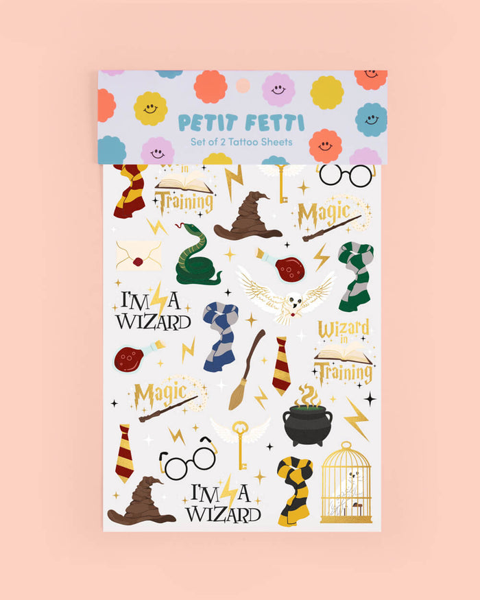 Wizard Tats - 56 temporary tattoos