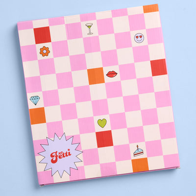 Something Blue Bag - quilted cosmetic bag