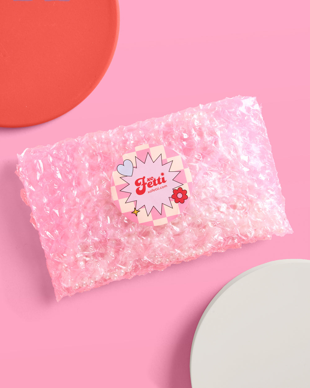 Pearl Bow Ornament Set - 6 pearl bows