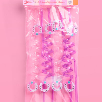 Party Era Straws - 12 reusable straws