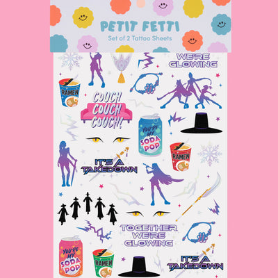 Takedown Tats - 68 temporary tattoos