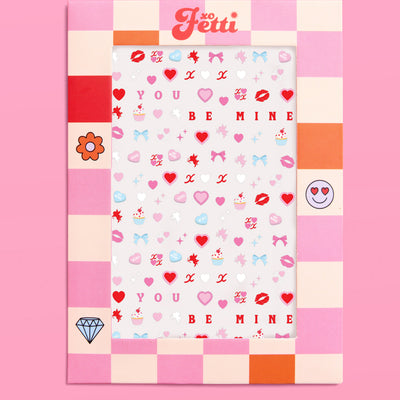 Be Mine Nail Stickers - 164 stickers